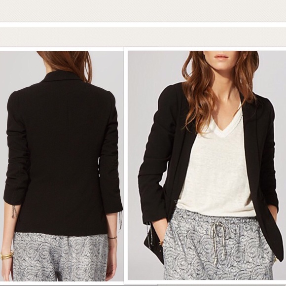 maje black blazer